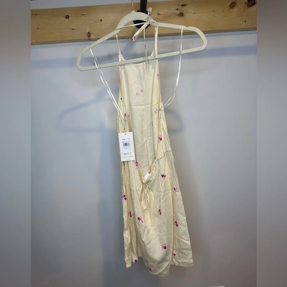NWT RVCA Women's Straight On Halter Top Dress SIZE XS - Picture 6 of 7